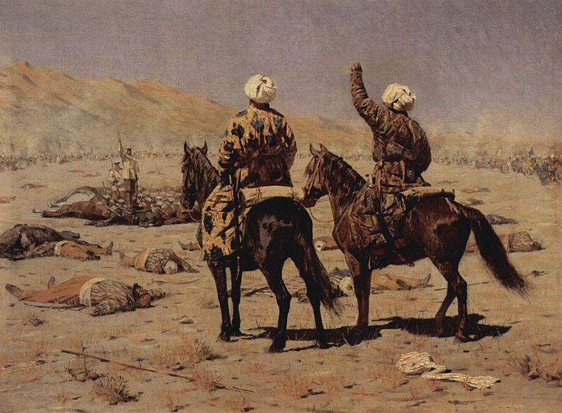 Vasily Vereshchagin uber den Krieg oil painting picture